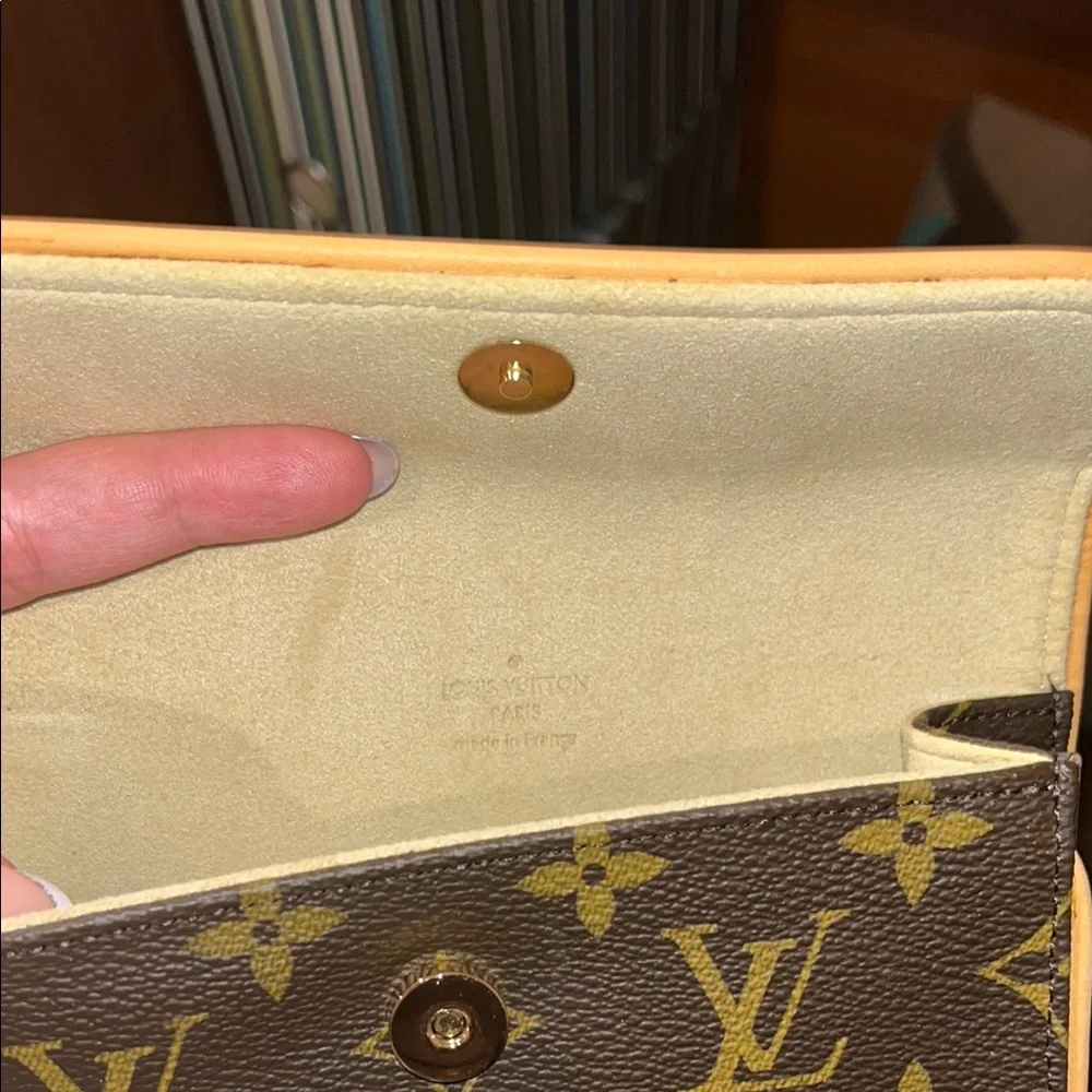 Louis Vuitton Brown Monogram Wallet with Iconic Design